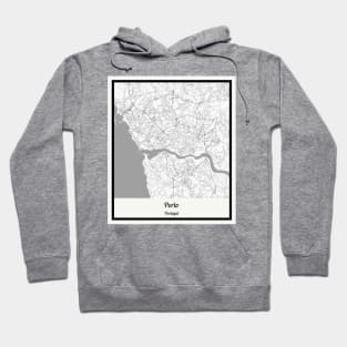 Map of Porto - Portugal Hoodie